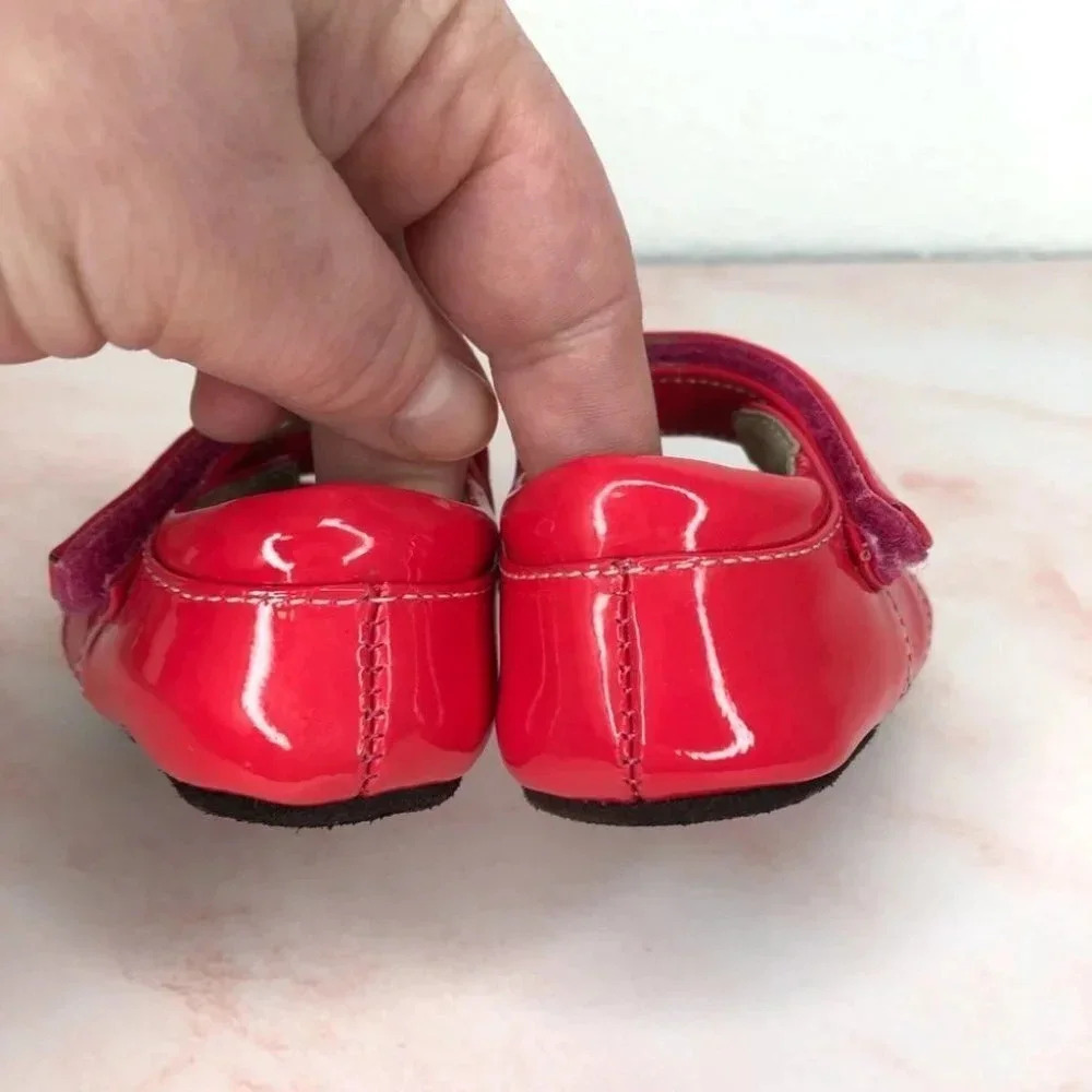 See Kai Run Smaller shoes Sophie Mary Jane hot pink patent size 0-6 months - Picture 5 of 12